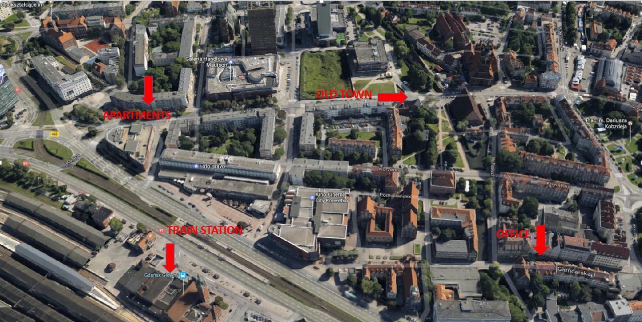 Grand-Tourist Marine II Apartman Gdańsk Kültér fotó